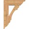 Ekena Millwork Olympic Traditional Smooth Bracket w/ Offset Brace, Western Red Cedar, 7 1/2"W x 24"D x 32"H BKT0806X24X32OLY01SWR - alternate 4